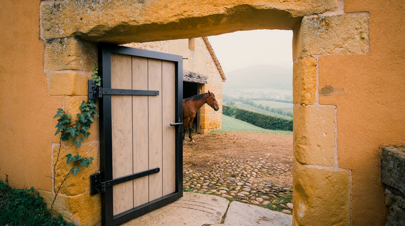 Entrée, Equisens, centre équestre à Saillans