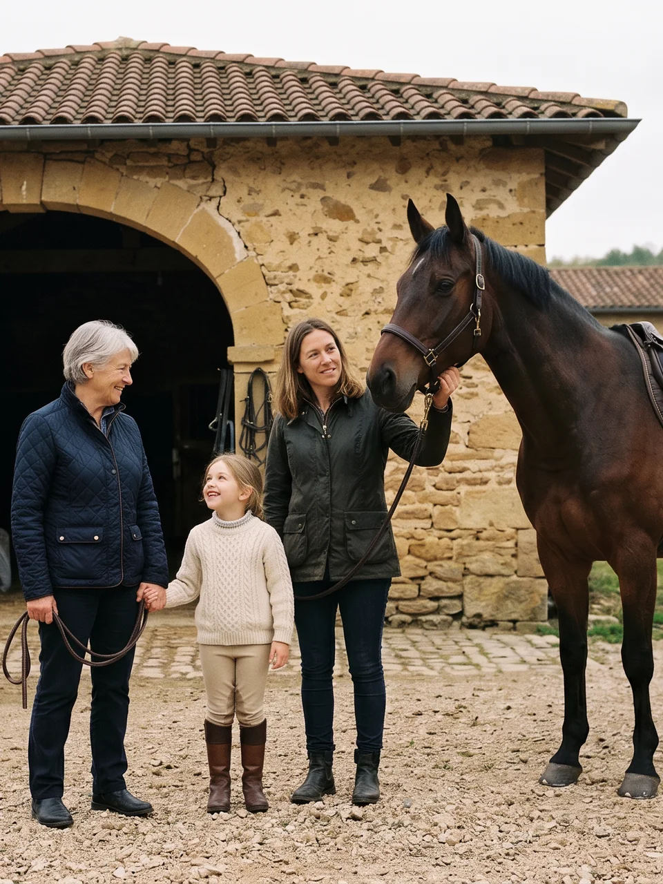 L'équipe, Equisens, centre équestre à Saillans